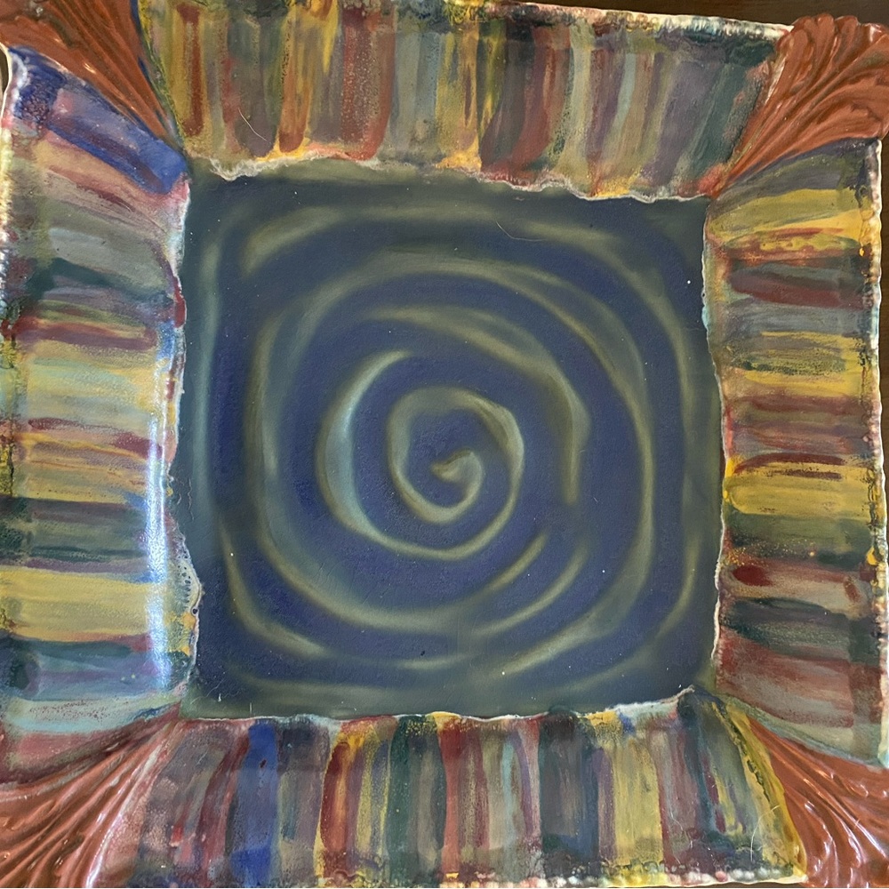 Vintage Mackenzie Childs Serving dish (1983)